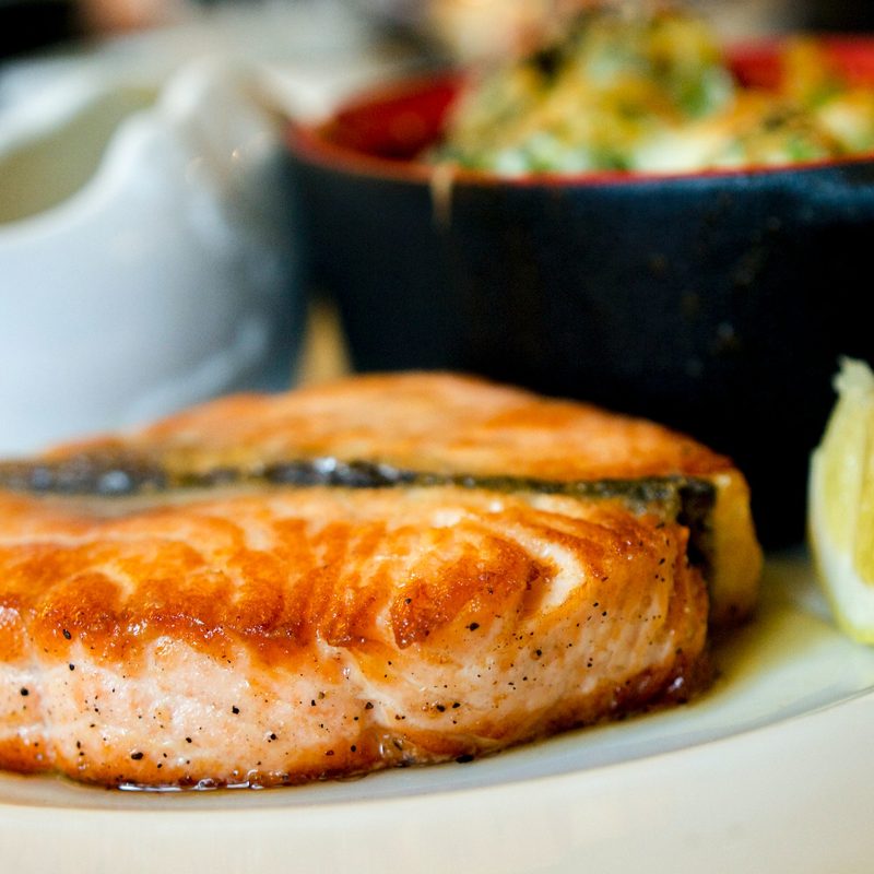Salmon dish