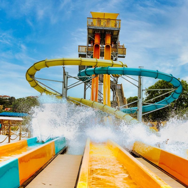 Six Flags Fiesta Texas.