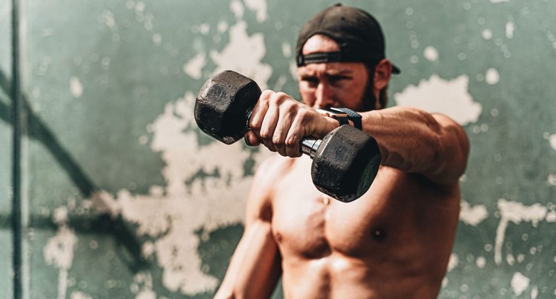 Man lifting weight