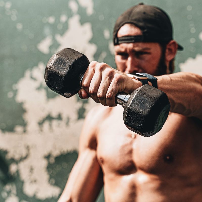 Man lifting weight