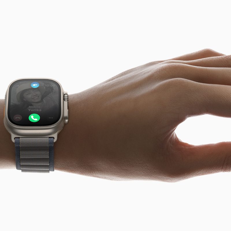 Apple Watch Ultra 2 double tap gesture