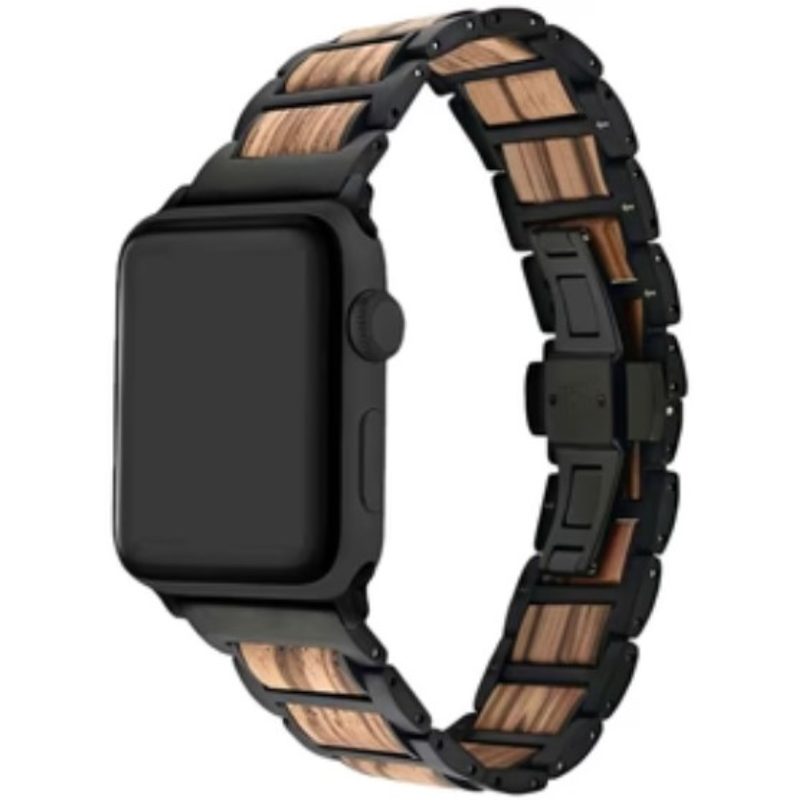 Apple metal and wood band
