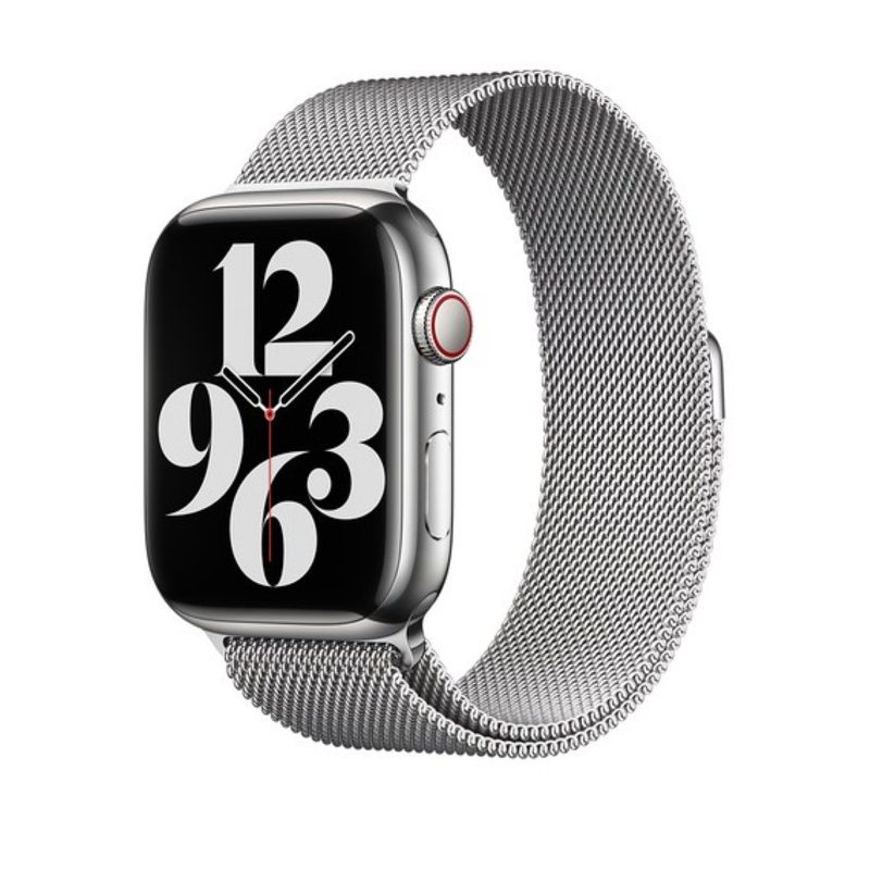 Apple watch silver mesh bracelet