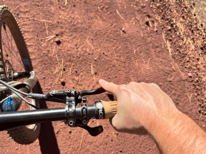 "Covering your brakes" means keeping your index finger resting on your brake lever always