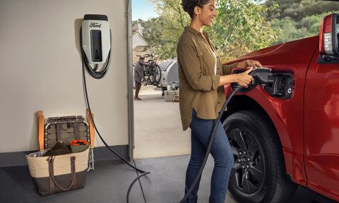 F-150 Lightning backup power charging