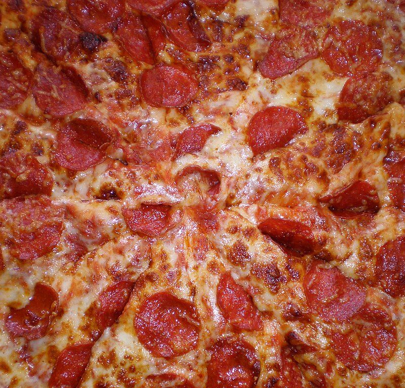 Closeup pizza