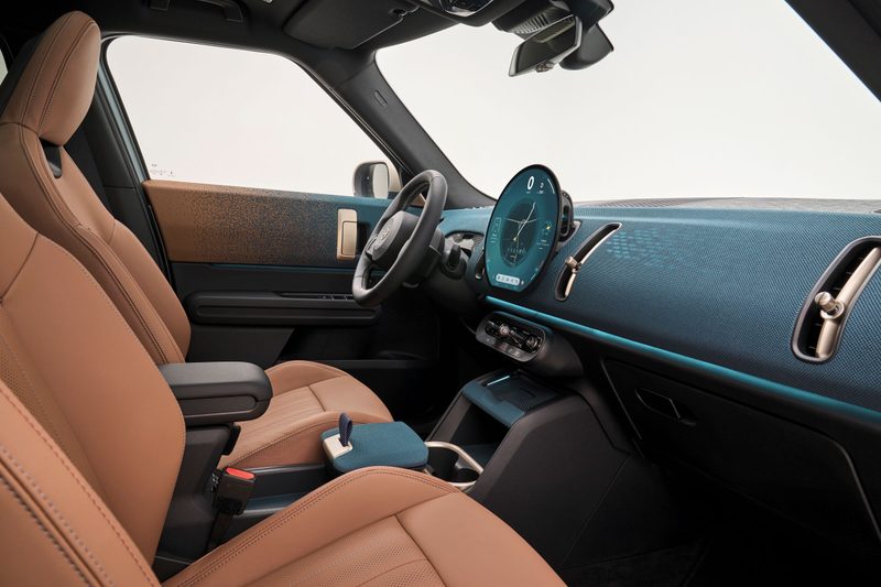 MINI Countryman EV interior.