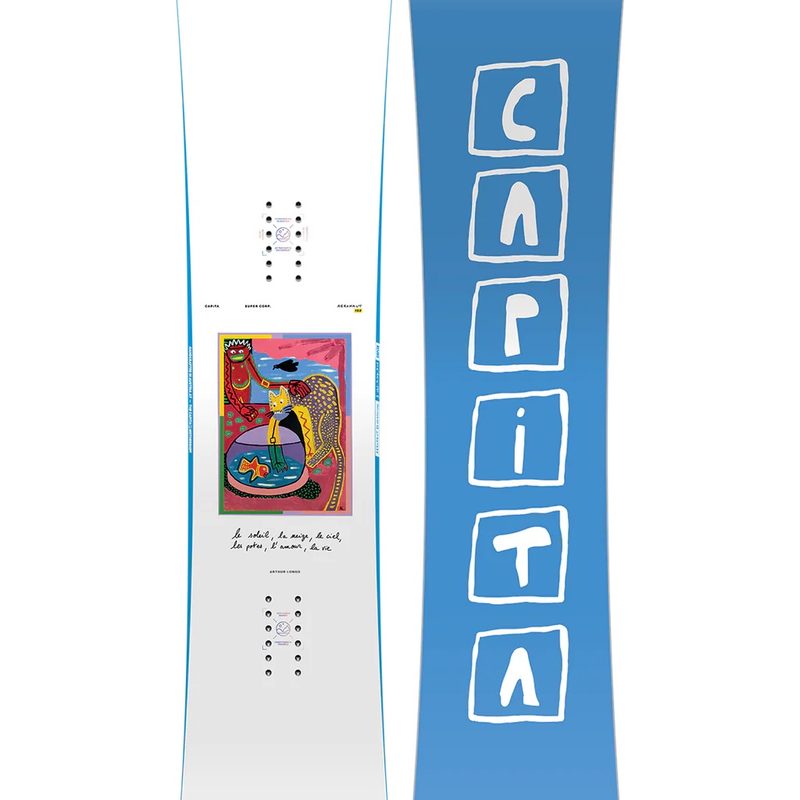 CAPiTA Aeronaut snowboard on a white background