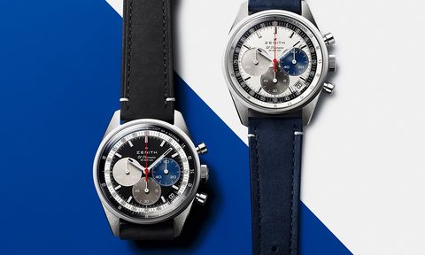 A side by side of the new and old Chronomaster Original watches.