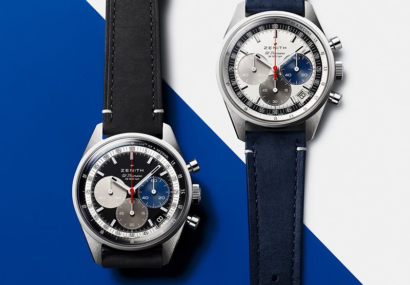 A side by side of the new and old Chronomaster Original watches.