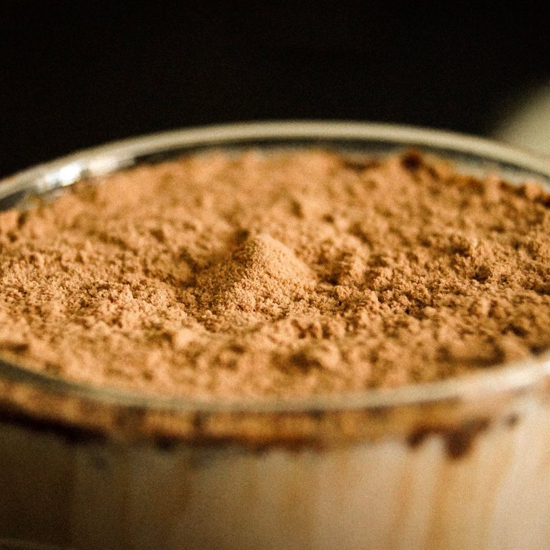 Chocolate collagen powder shake