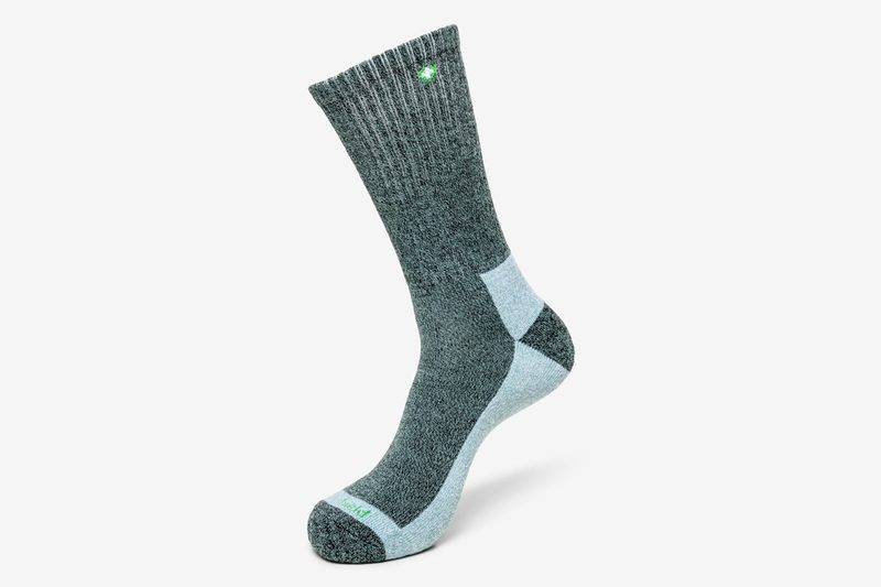 Insect Shield Lightweight Hiker Sock (in Charcoal Gray) against a plain white background.
