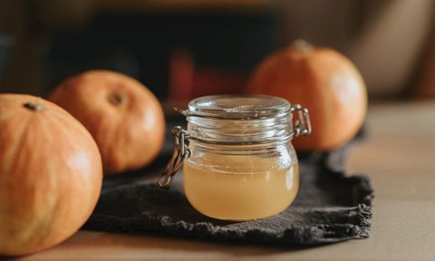 an acv shot on table