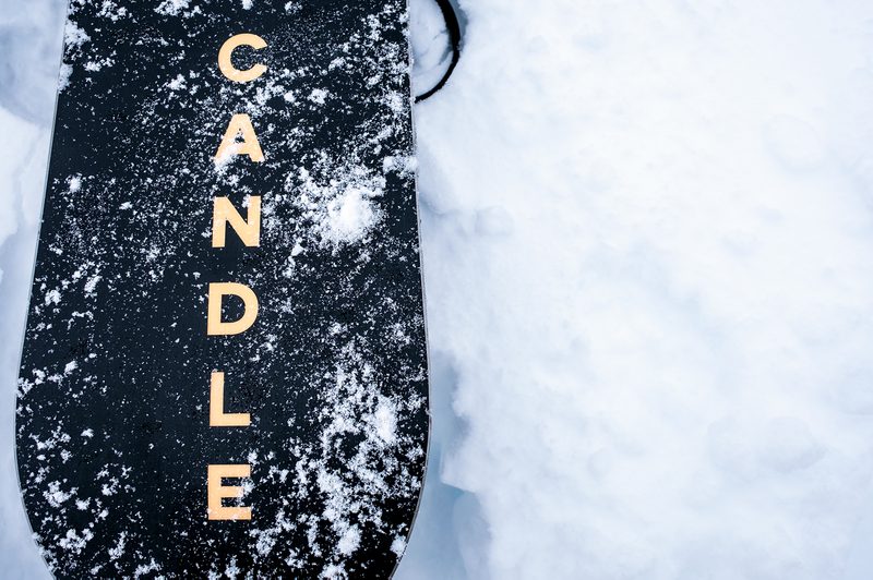 2024 Arbor Candle snowboard logo base