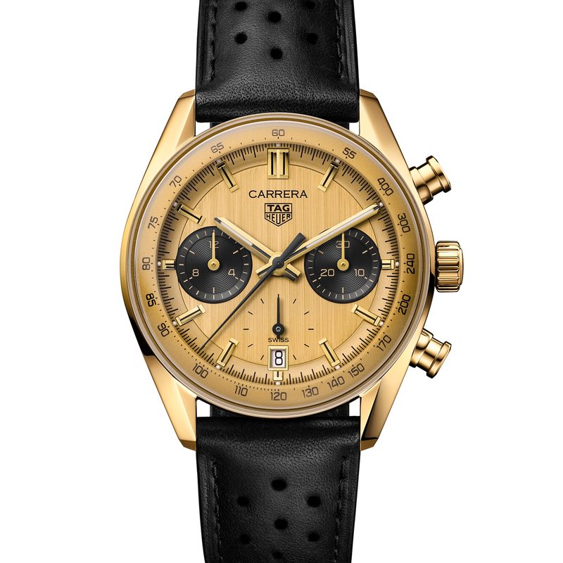 TAG Heuer Carrera gold chronograph