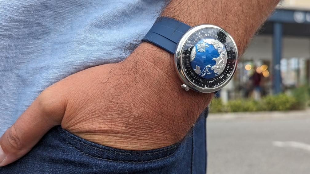 Ciga Design Blue Planet on wrist