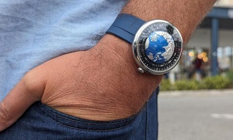 Ciga Design Blue Planet on wrist