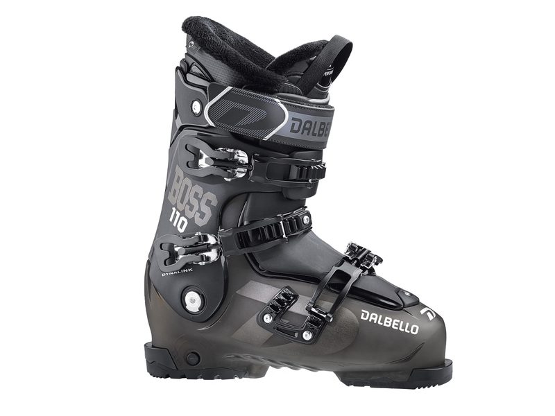 The right boot of the Dalbello Boss 110 Ski Boots.