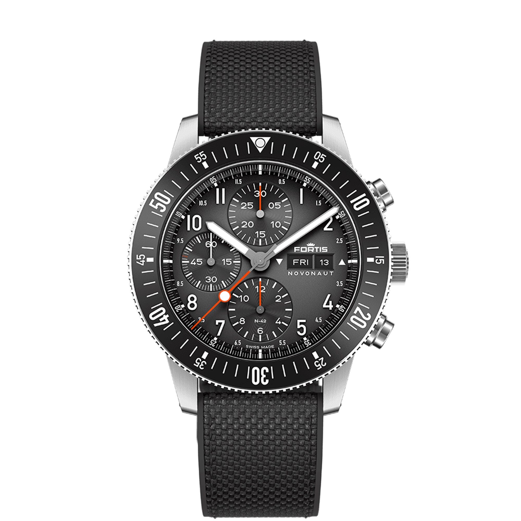 Fortis Novonaut black face and strap