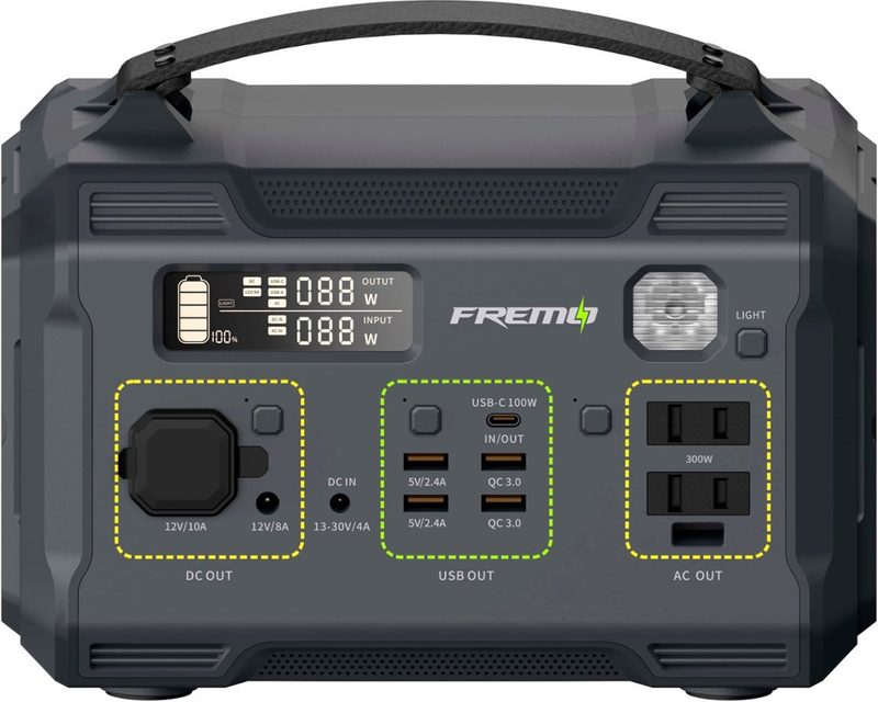 Fremo 276 Watt Battery Powered Portable Generator
