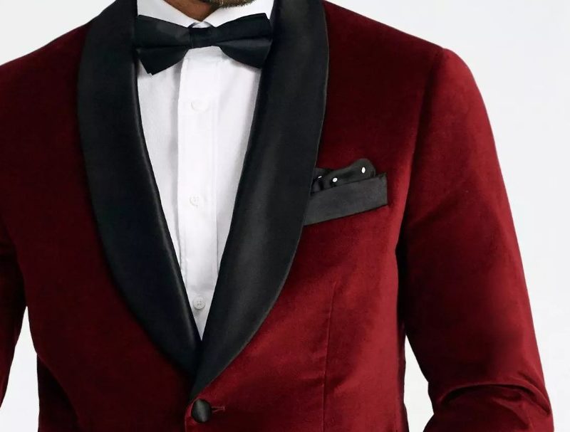 Indochino Hartford Velvet smoking jacket