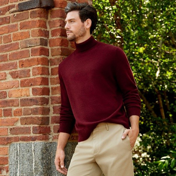 Land's End cashmere turtleneck