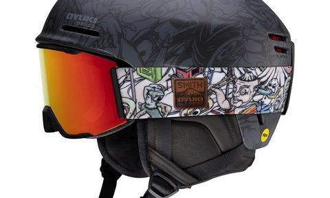 Smith x Oyuki Method Helmet and Squad Mag Goggles.