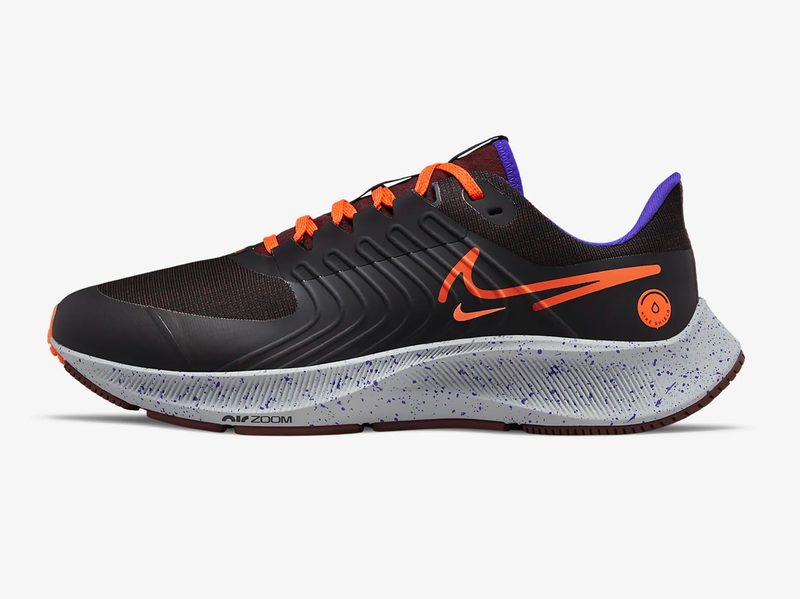 The Nike Pegasus 38 Shield against a white background.