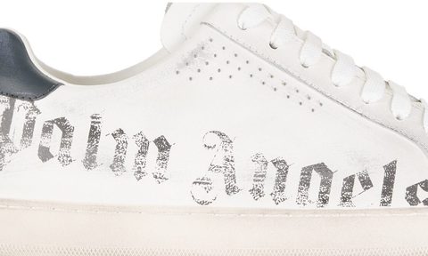 Palm Angels name on a shoe.