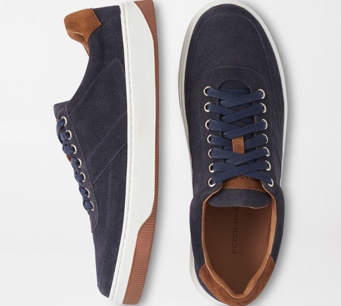 Peter Millar Vantage Suede Sneaker