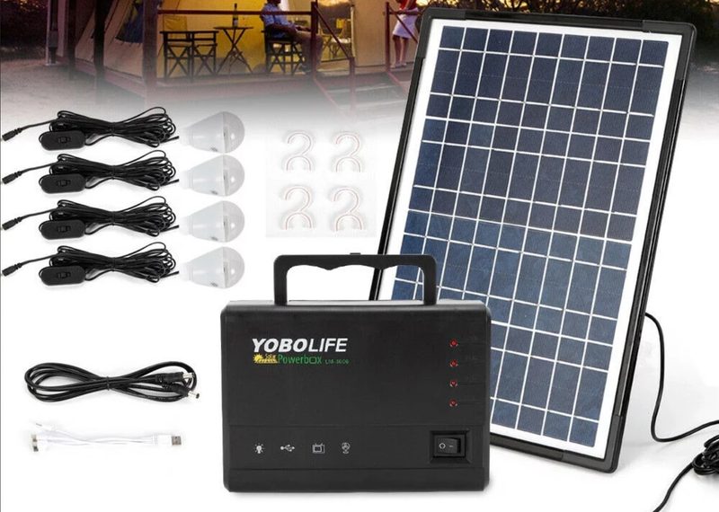 Portable Solar Generator with Solar Panel