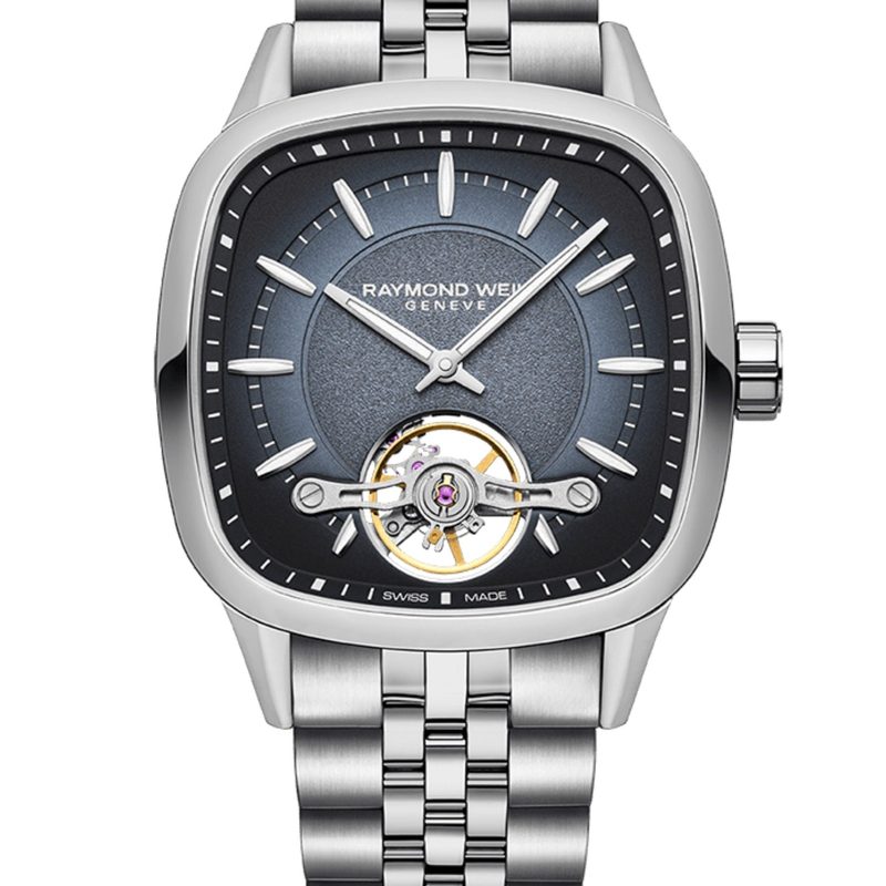 Raymond Weil square watch steel
