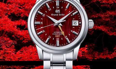 Red Grand Seiko Elegance watch