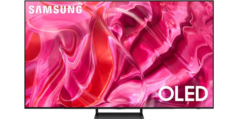 The Samsung 65-inch S90C OLED TV on a white background.