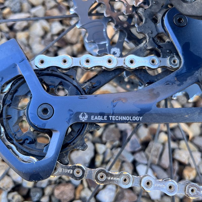 Sram derailleur hanger with their 12-speed Eagle Technology