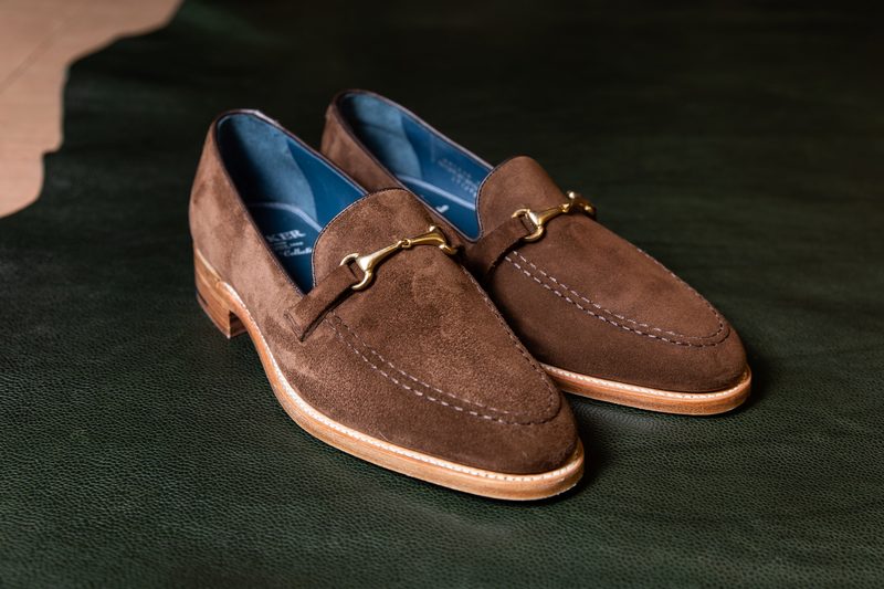 Suede loafers