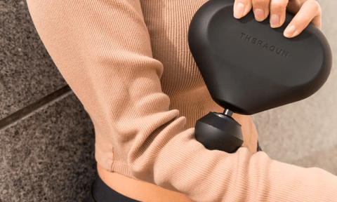 therabody theragun mini 1 best buy deal october 2023 in use