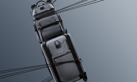 Tumi suitcase and backpack