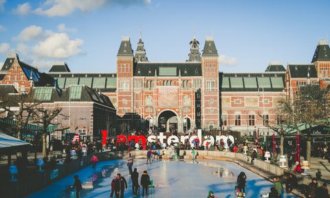 The Amsterdam sign in Amsterdam