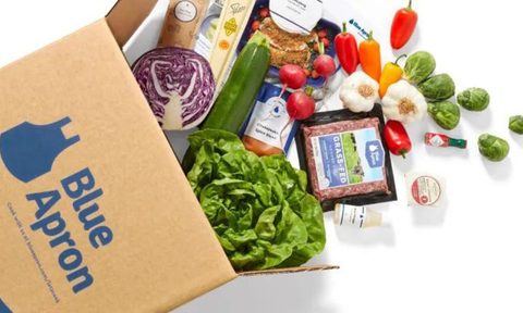 Blue apron food box