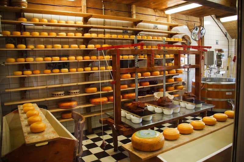 Commercial cheese shop