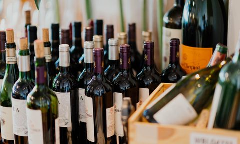 Wine bottles