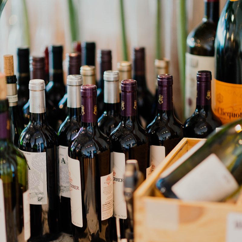 Wine bottles