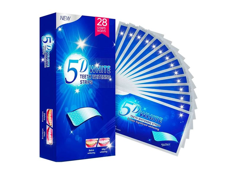 The iFanze Teeth Whitening Strips 28-pack against a white background.