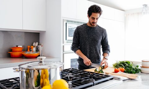 Man cooking