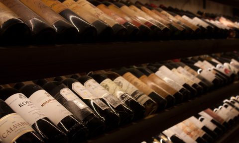 Wine bottles