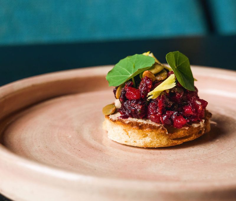 Lingonberry compote.