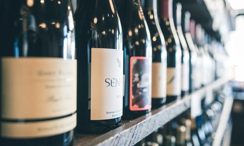Wine bottles