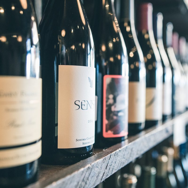Wine bottles