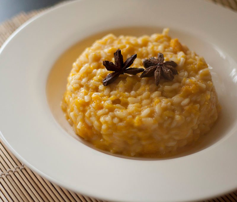Pumpkin risotto